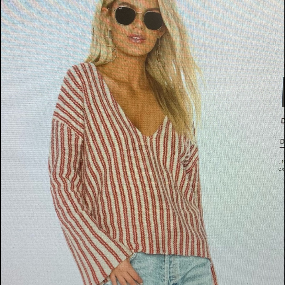 Amuse Society flare sleeve top